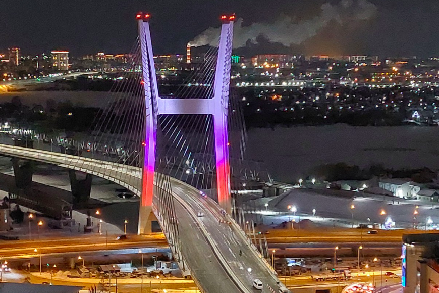 Фото В Новосибирске открыт долгожданный четвертый мост: яркие кадры новой достопримечательности 2